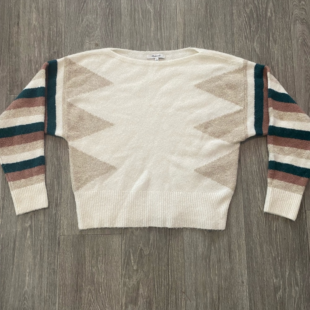 Comfy neutral mock neck pullover